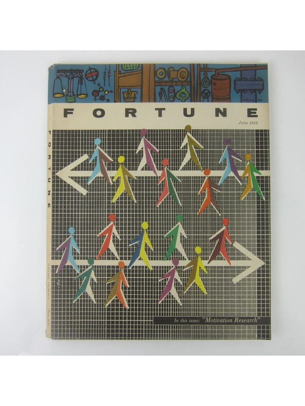 Vintage FORTUNE Magazine June 1956 Ford, Oldsmobile, Mack, Buick, Lincoln, GM Ad